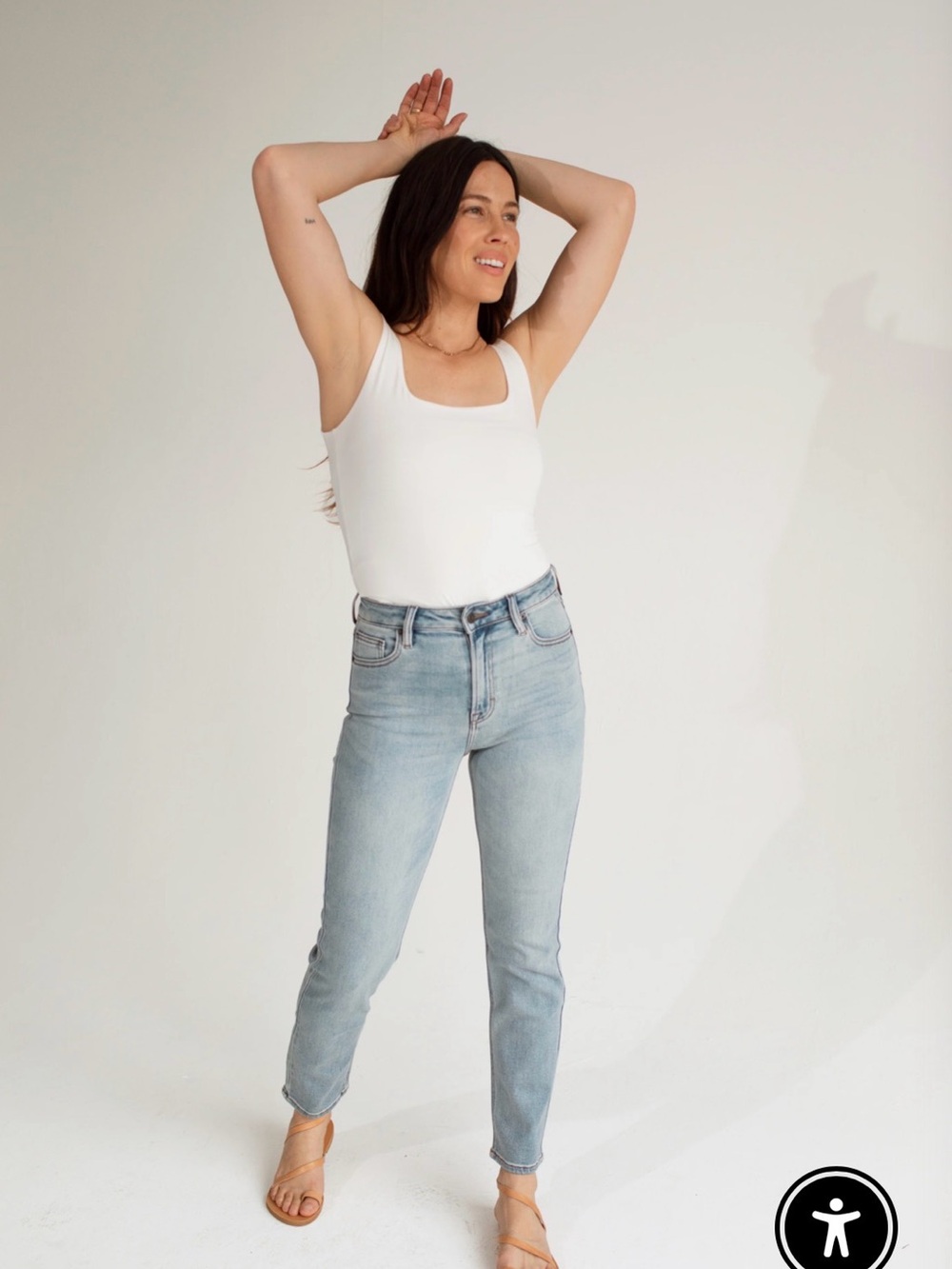 Brooke Slim Straight Leg Jeans